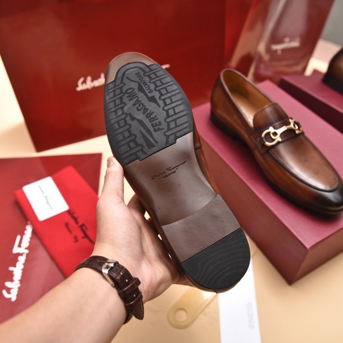 Ferragamo Men shoes 1：1 quality-371