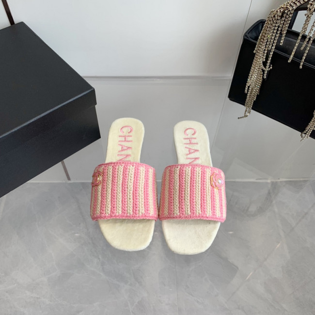 CHNL women slippers 1:1 quality-796