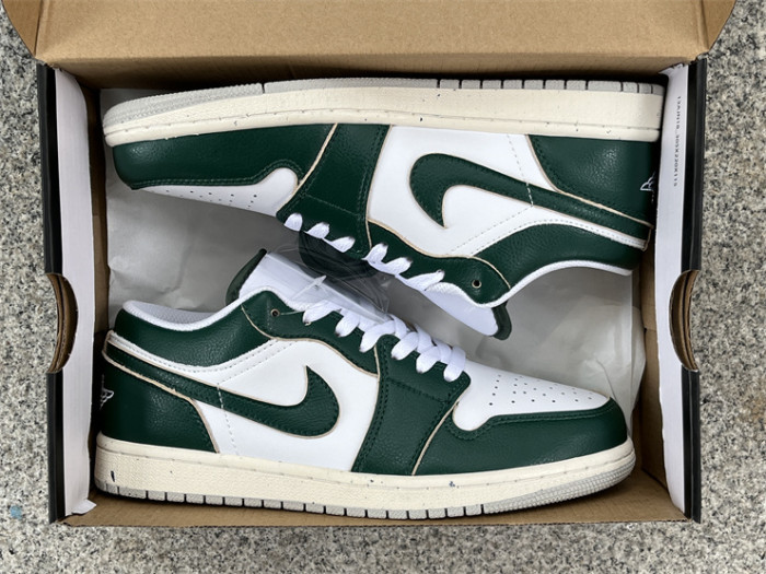 Authentic Air Jordan 1 Low SE Oxidized Green