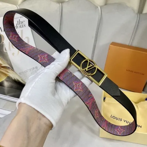 Super Perfect Quality LV Belts(100% Genuine Leather Steel Buckle)-4465