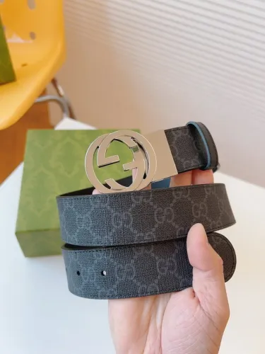 Super Perfect Quality G Belts(100% Genuine Leather,steel Buckle)-4499