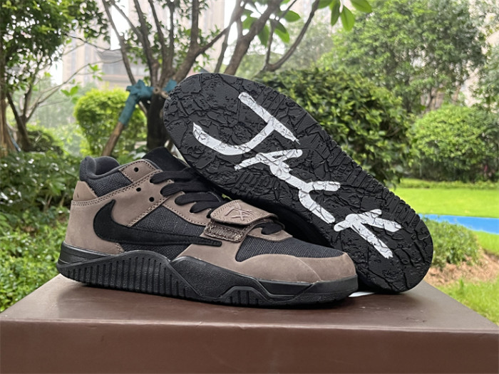 Authentic Travis Scott x Jordan Jumpman Jack TR “Dark Mocha” GS