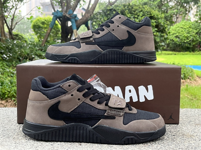 Authentic Travis Scott x Jordan Jumpman Jack TR “Dark Mocha”