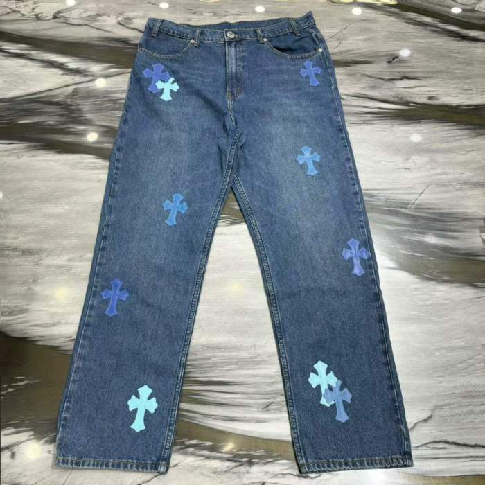 Chrome Hearts Jeans High End Quality-001