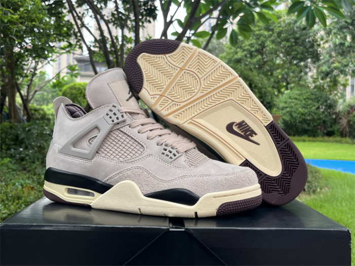 Authentic A Ma Maniere x Air Jordan 4 “Fossil Stone”