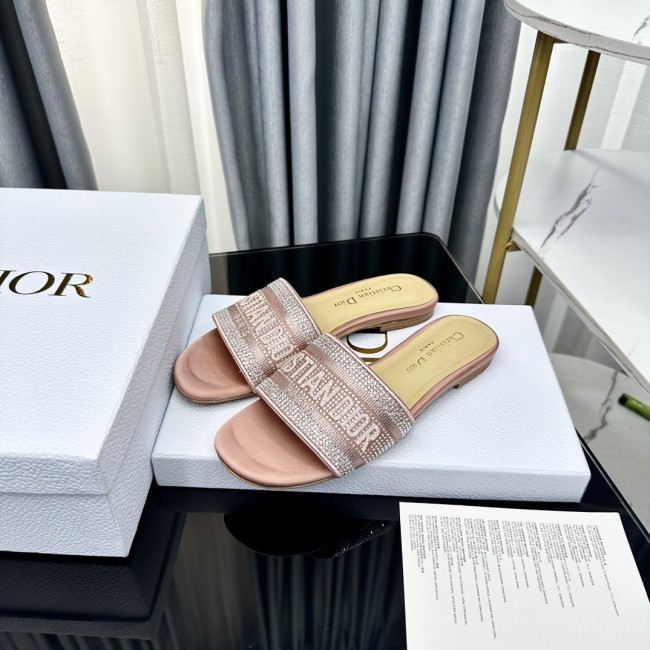 Dior women slippers 1:1 quality-294