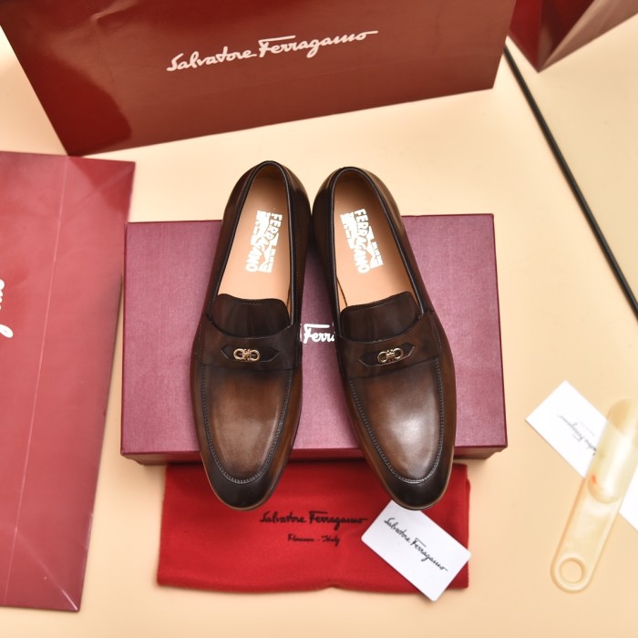 Ferragamo Men shoes 1：1 quality-372