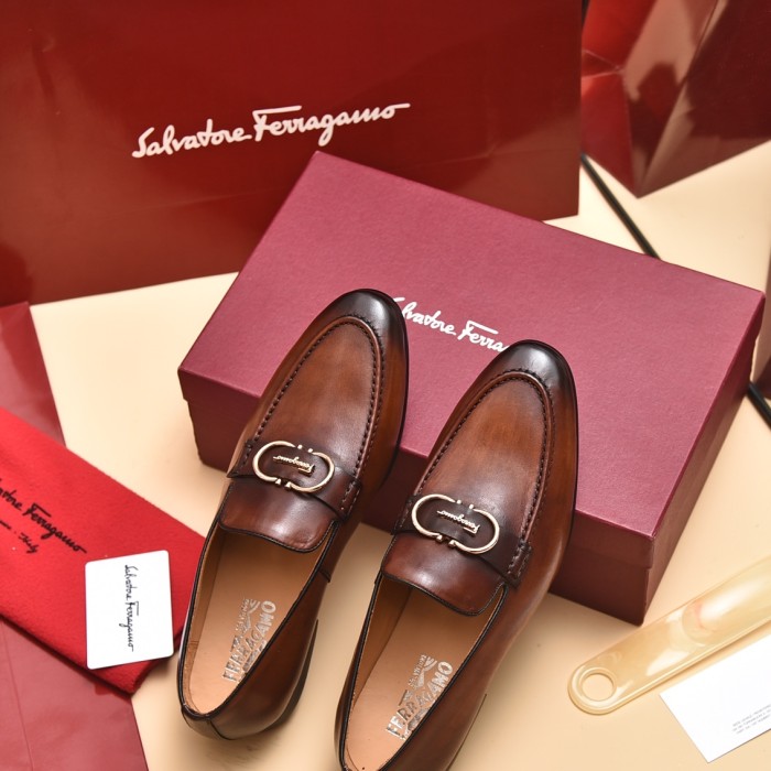 Ferragamo Men shoes 1：1 quality-368