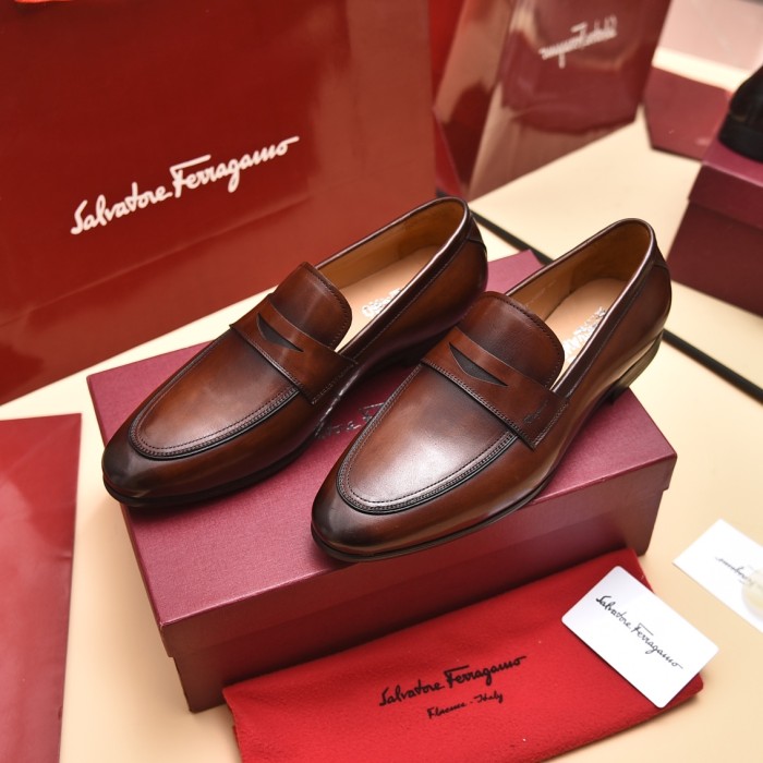 Ferragamo Men shoes 1：1 quality-359