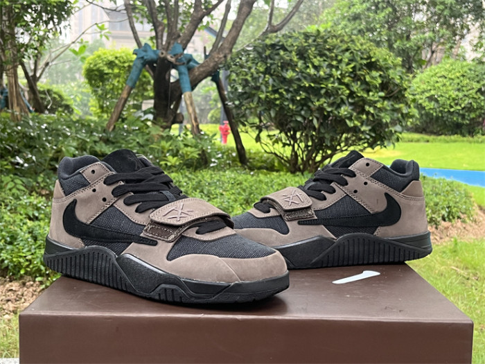 Authentic Travis Scott x Jordan Jumpman Jack TR “Dark Mocha”