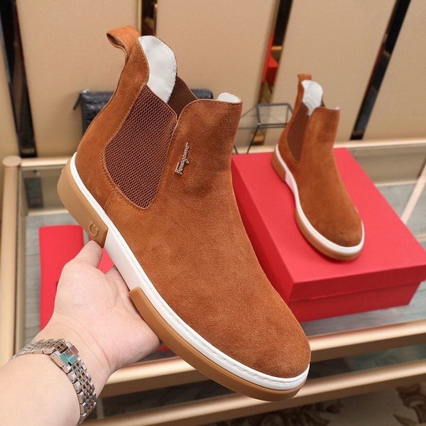 Ferragamo Men shoes 1：1 quality-005