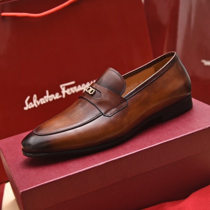 Ferragamo Men shoes 1：1 quality-374