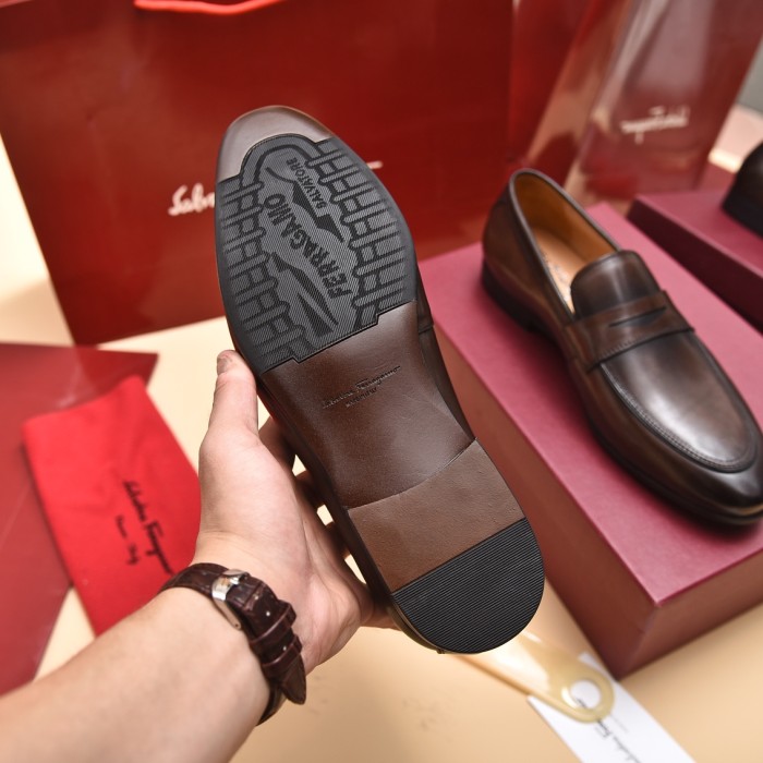 Ferragamo Men shoes 1：1 quality-357