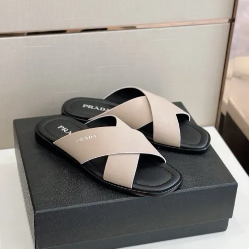 Prada men slippers 1：1 quality-034