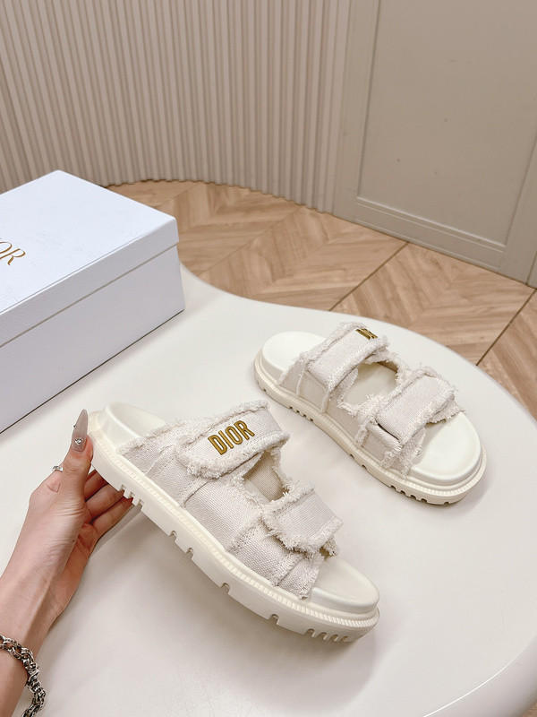 Dior women slippers 1:1 quality-363