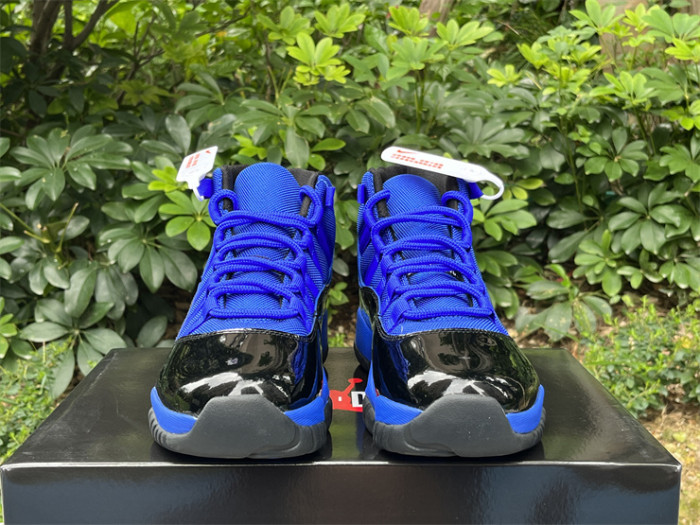 Authentic Air Jordan 11 Royal Blue Black