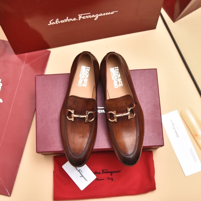 Ferragamo Men shoes 1：1 quality-377