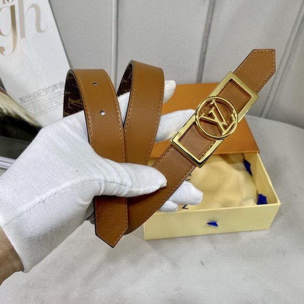 Super Perfect Quality LV Belts(100% Genuine Leather Steel Buckle)-4471