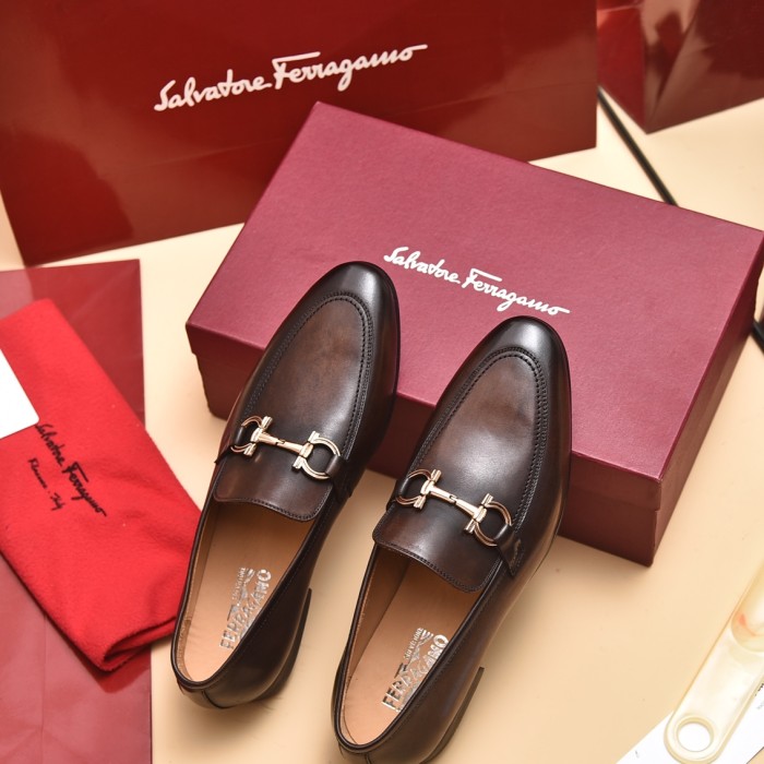 Ferragamo Men shoes 1：1 quality-375