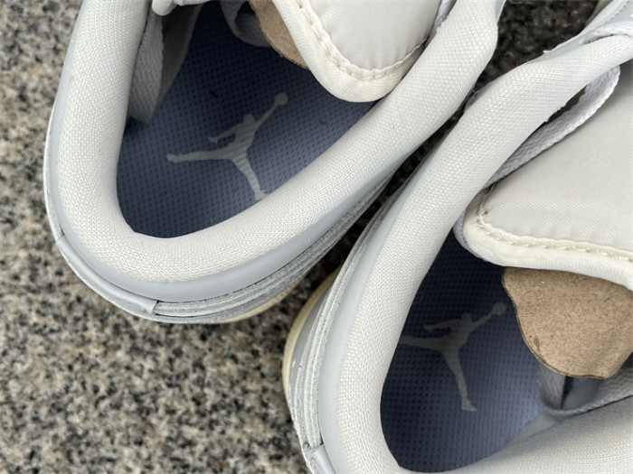 Authentic Air Jordan 1 Low Light Grey