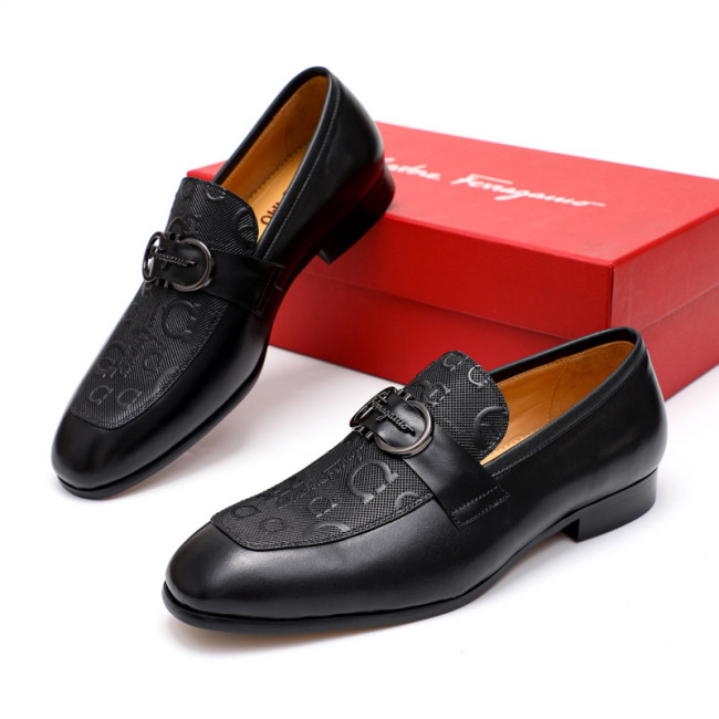 Ferragamo Men shoes 1：1 quality-388