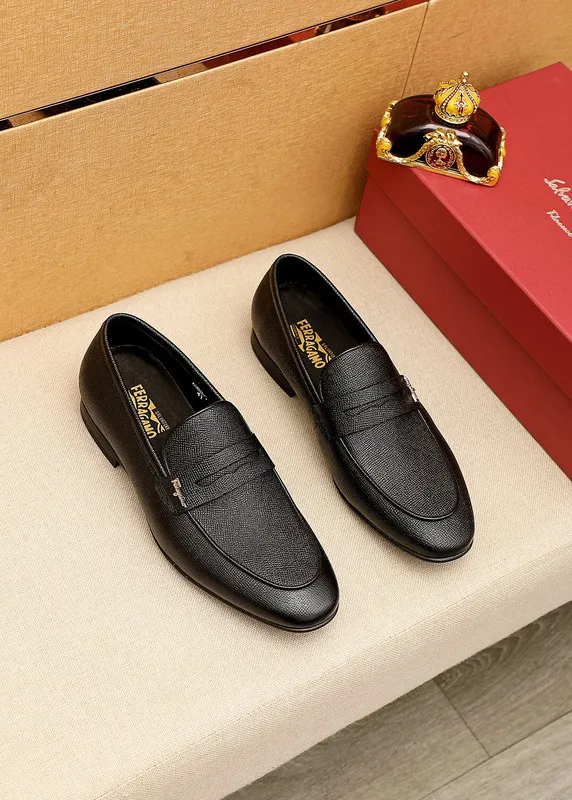Ferragamo Men shoes 1：1 quality-330