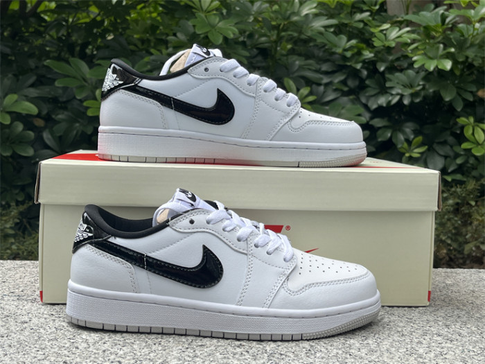 Authentic Air Jordan 1 Low 85 “Metallic Black”