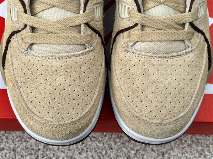 Authentic Nike Air Flight 89 Low “Khaki Suede”