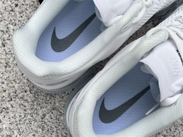 Authentic Nike Air Max 2013 White Metallic Silver