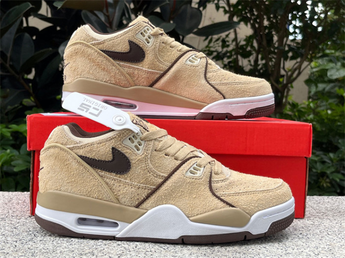 Authentic Nike Air Flight 89 Low “Khaki Suede”