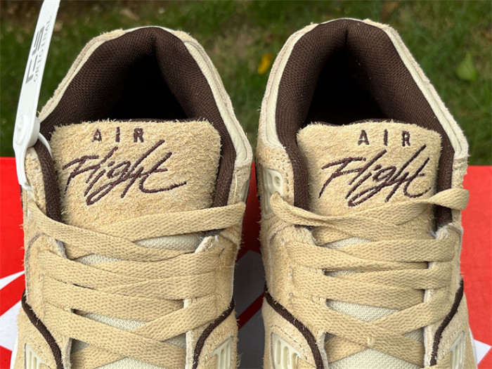 Authentic Nike Air Flight 89 Low “Khaki Suede”