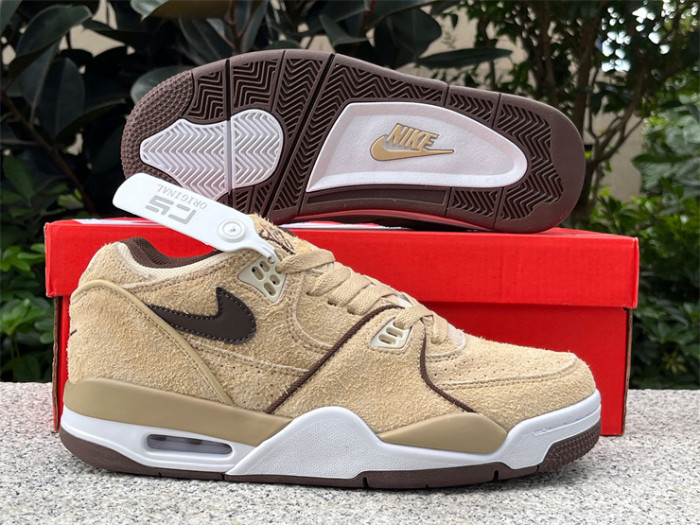 Authentic Nike Air Flight 89 Low “Khaki Suede”