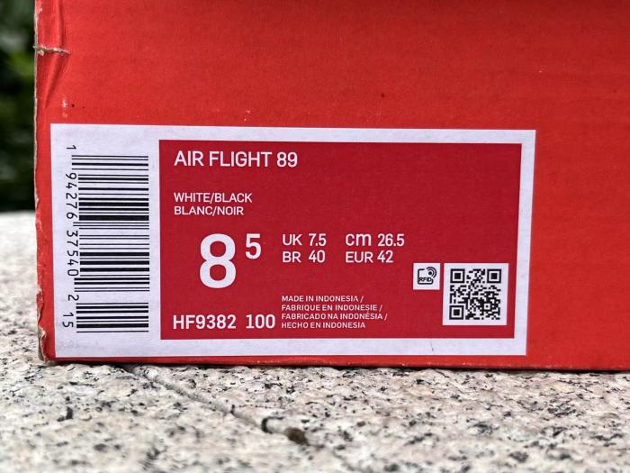 Authentic Nike Air Flight 89 Military Black