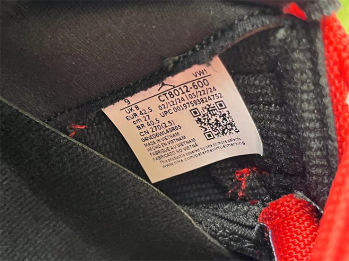 Air Jordan 11 Retro Black RED CT8012-600