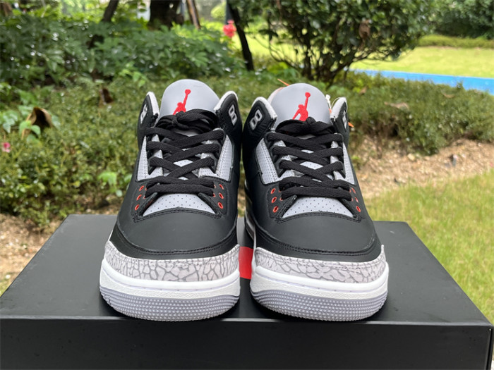 Authentic Air Jordan 3 “Black Cement”2024 DN3707-010