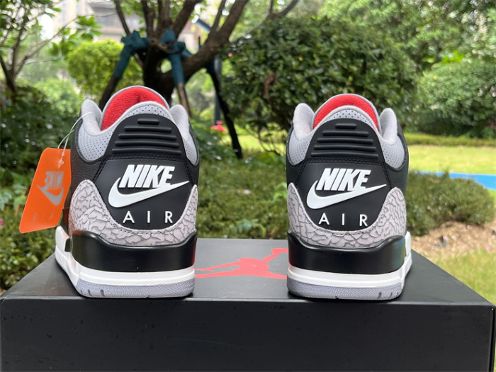 Authentic Air Jordan 3 “Black Cement”2024 DN3707-010