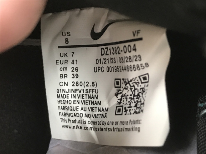 Nike x Tiffany & Co. Air Force 1 1837 DZ1382-004