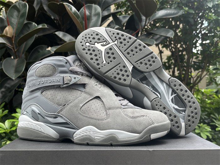 Authentic Air Jordan 8 “Cool Grey”