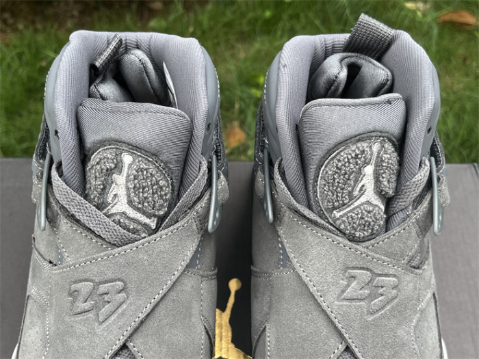 Authentic Air Jordan 8 “Cool Grey”
