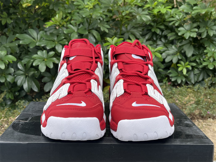 Authentic Supreme x Nike Air More Uptempo Red