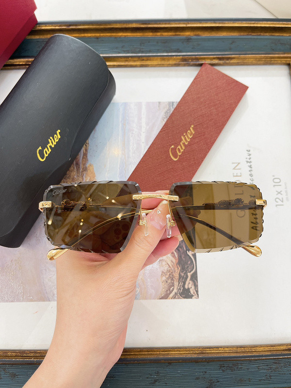 Cartier Sunglasses AAAA-6123