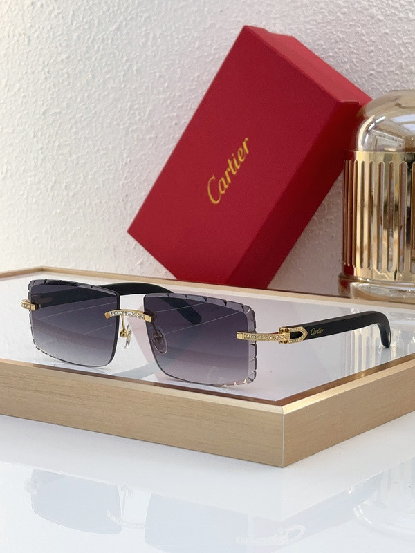 Cartier Sunglasses AAAA-6257