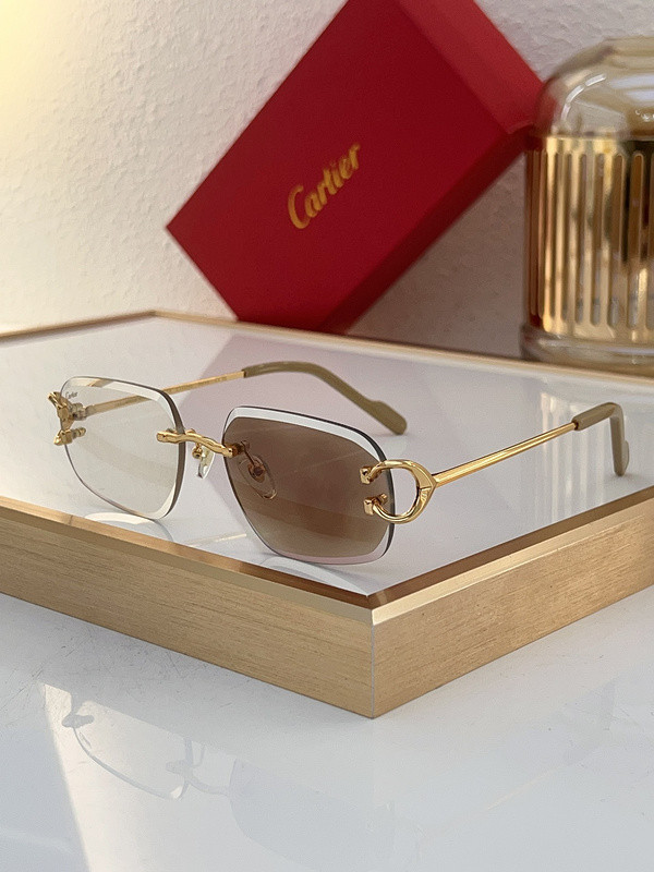 Cartier Sunglasses AAAA-6840