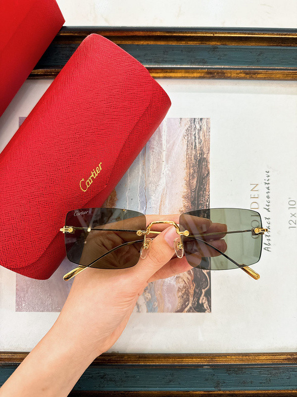 Cartier Sunglasses AAAA-5993