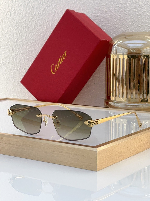 Cartier Sunglasses AAAA-6814