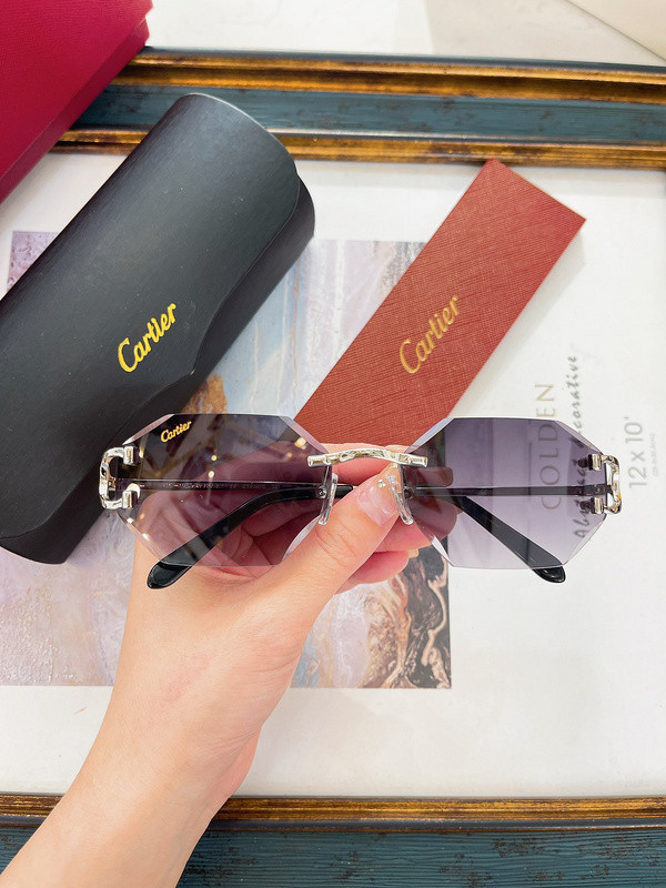 Cartier Sunglasses AAAA-5894