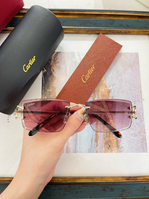 Cartier Sunglasses AAAA-5918