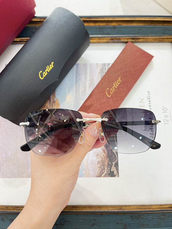Cartier Sunglasses AAAA-6166