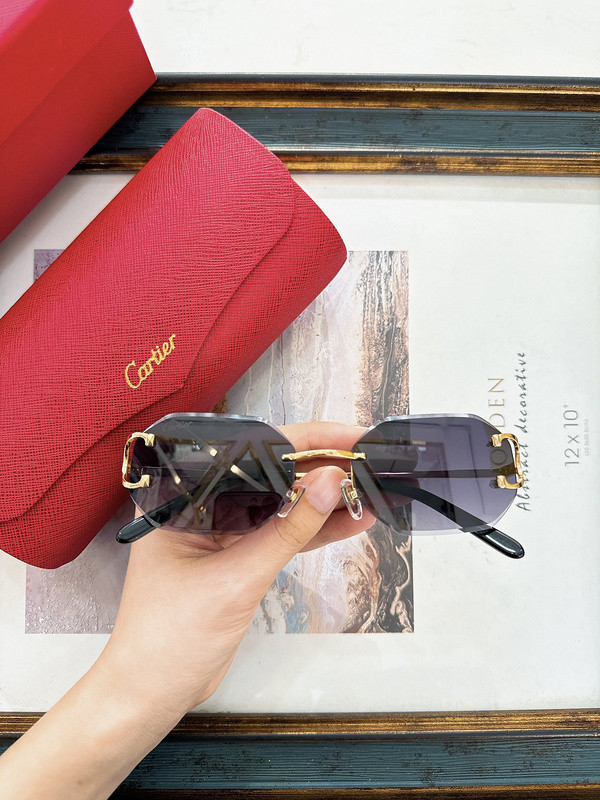 Cartier Sunglasses AAAA-5872