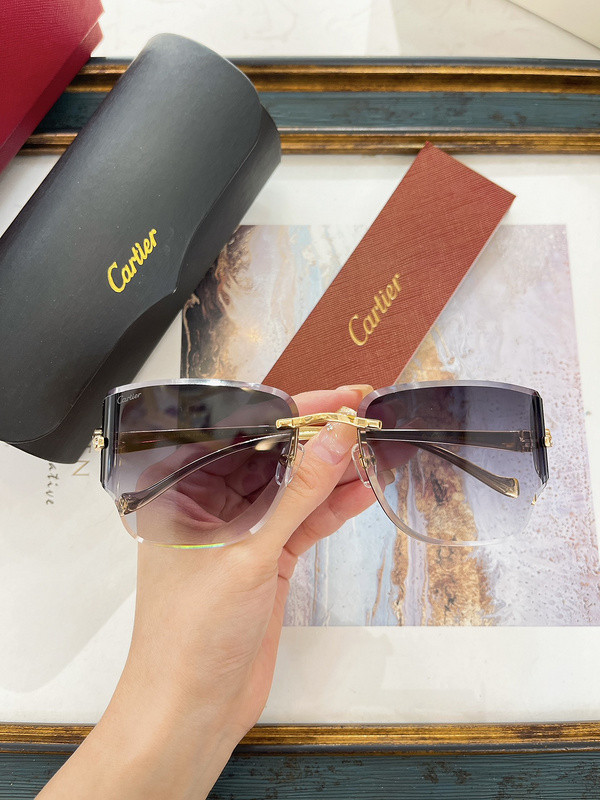 Cartier Sunglasses AAAA-6136